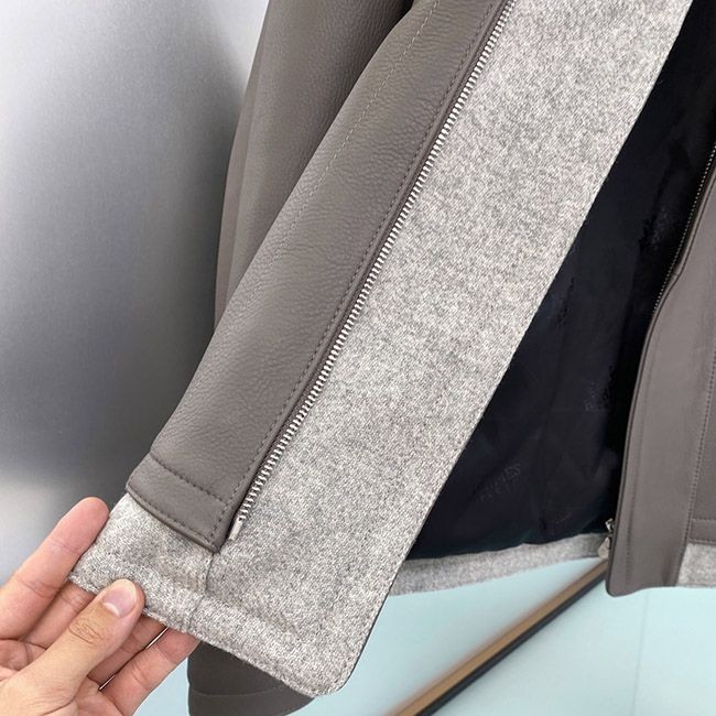激安価格！エルメス クロップド ジャケット 偽物 ディアスキン eri90917